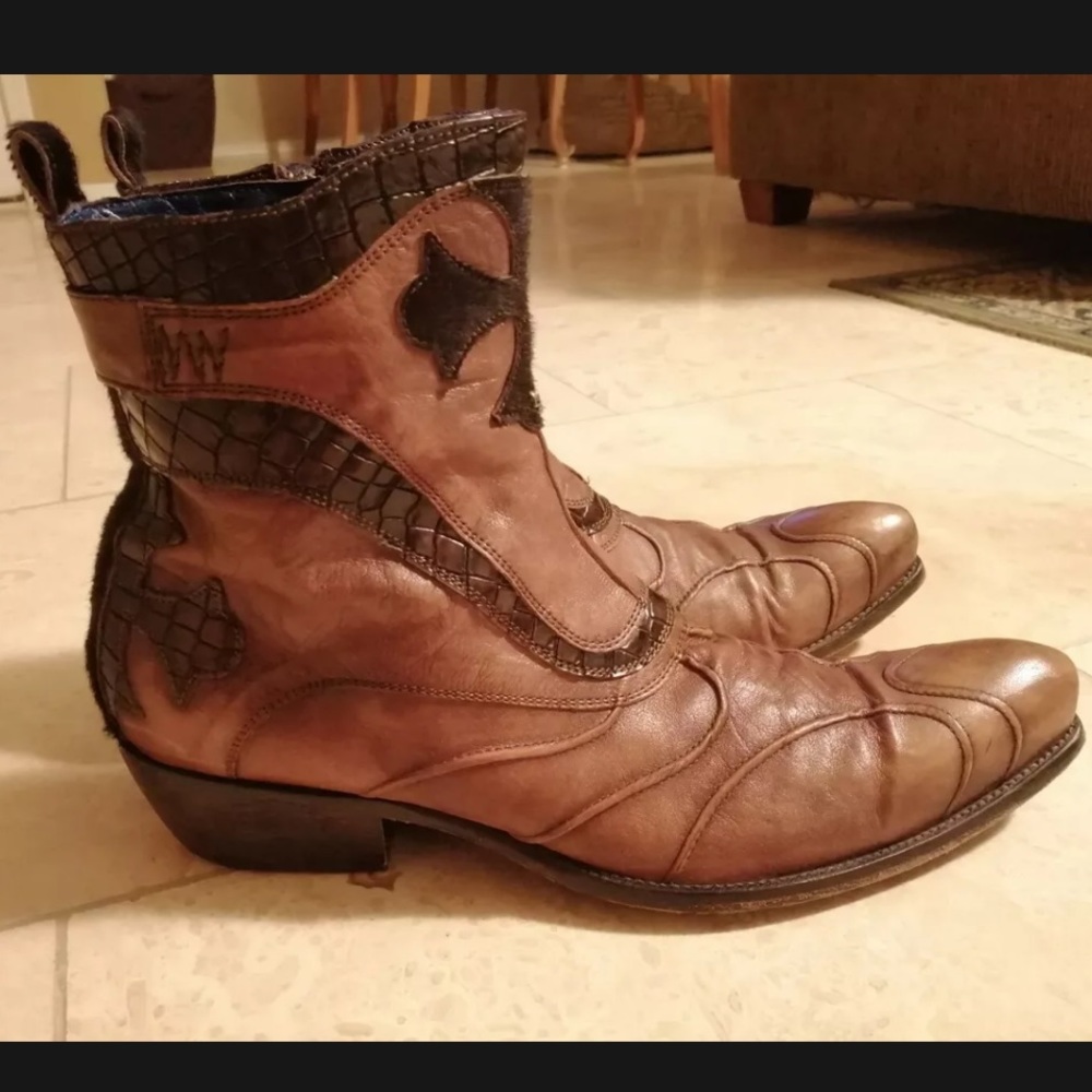 Mark Nason Italian leather ankle boots Rare